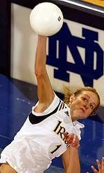 Senior Emily Loomis and the Irish have their sights set on a ninth BIG EAST title in 10 years.
