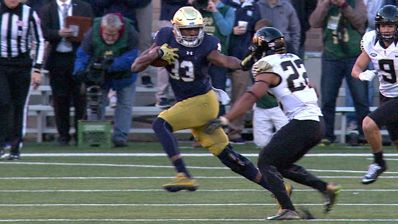 Quick Plays Josh Adams 98 yard TD 21-0