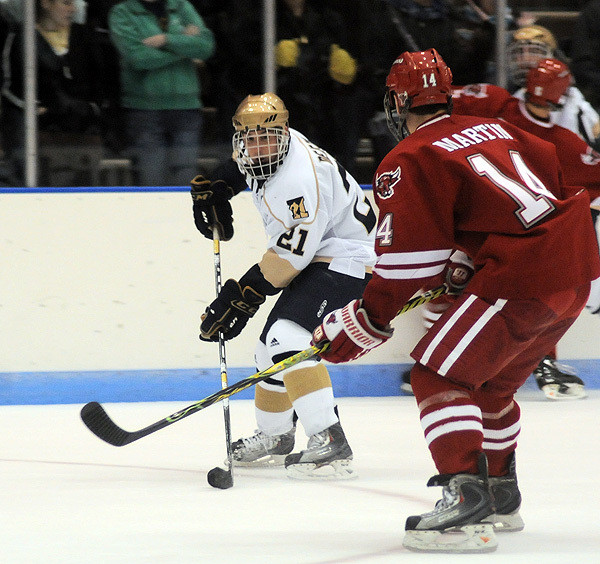 Notre Dame senior Kevin Deeth is one of 18 nominees for the prestigious College Hockey Humanitarian Award.