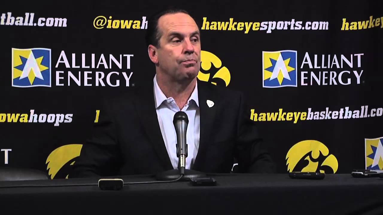 Coach Brey Iowa Post Game Presser
