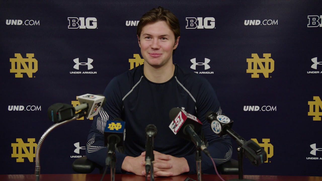 @NDHockey | Andrew Peeke Press Conference