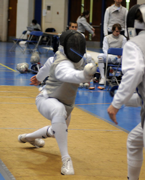 Nicholas Crebs and the Irish are ranked first overall.