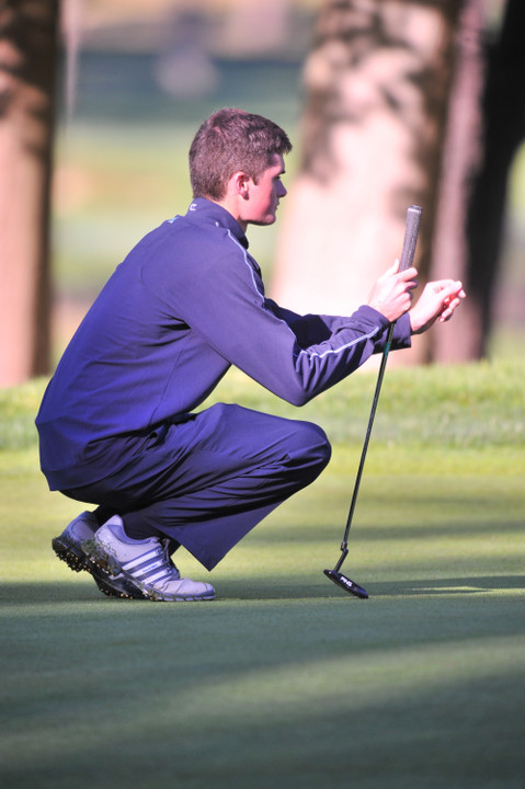 Freshman Liam Cox posted an afternoon one-under-par 70 on day one of the Irish Creek Collegiate on Saturday