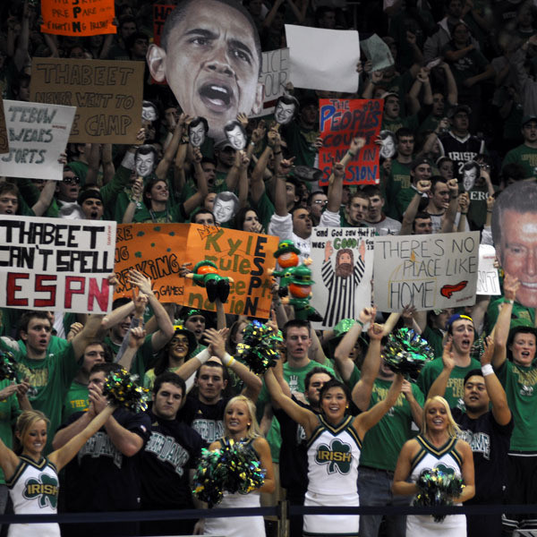 ESPN's College GameDay rocks Notre Dame