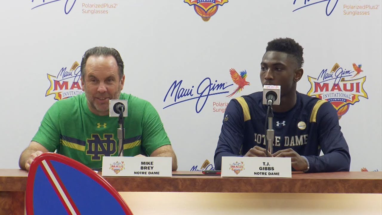 @NDMBB: Post-Game Press Conference at LSU 2017