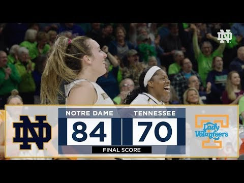 Highlights | @ndwbb vs. Tennessee (2018)