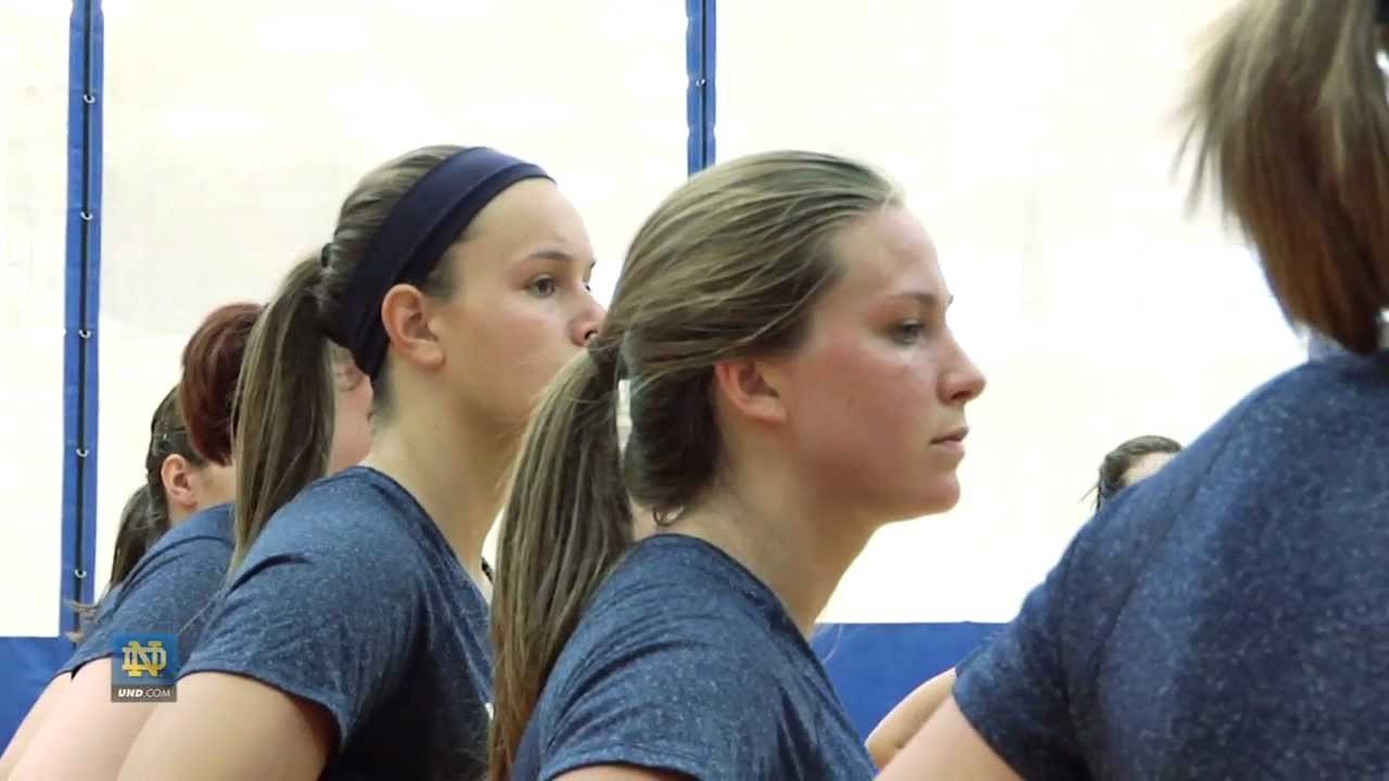 Preparing for the Champs - Notre Dame Volleyball Fall Camp 2012