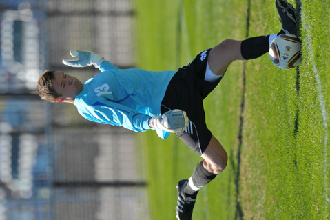 Senior goalkeeper Will Walsh and the Irish will face Xavier and Butler this week in exhibition action.
