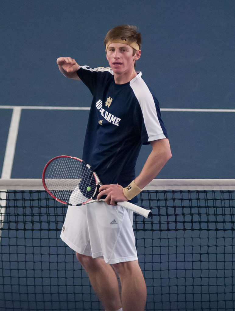 Notre Dame Men's Tennis vs Duke on 02-03-2013
