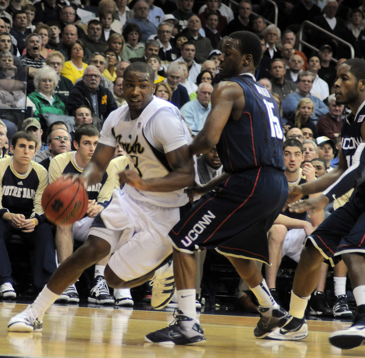 Senior point guard Tory Jackson and the Fighting Irish will face the winner of the Seton Hall/Providence game on Wednesday at 7:00 p.m. (ET).