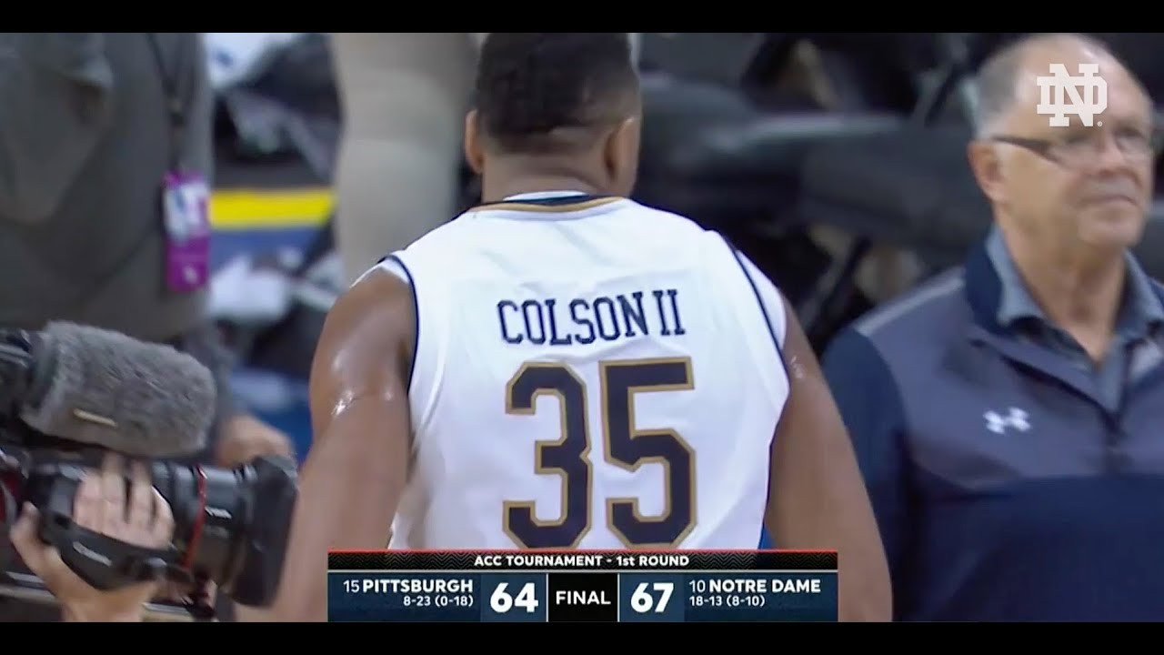 Highlights | @NDmbb vs. Pittsburgh, ACC Tournament Rd. 1 (2018)