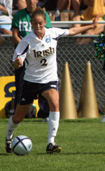 Kerri Hanks scored in overtime at Rutgers for her 17th goal of the season.