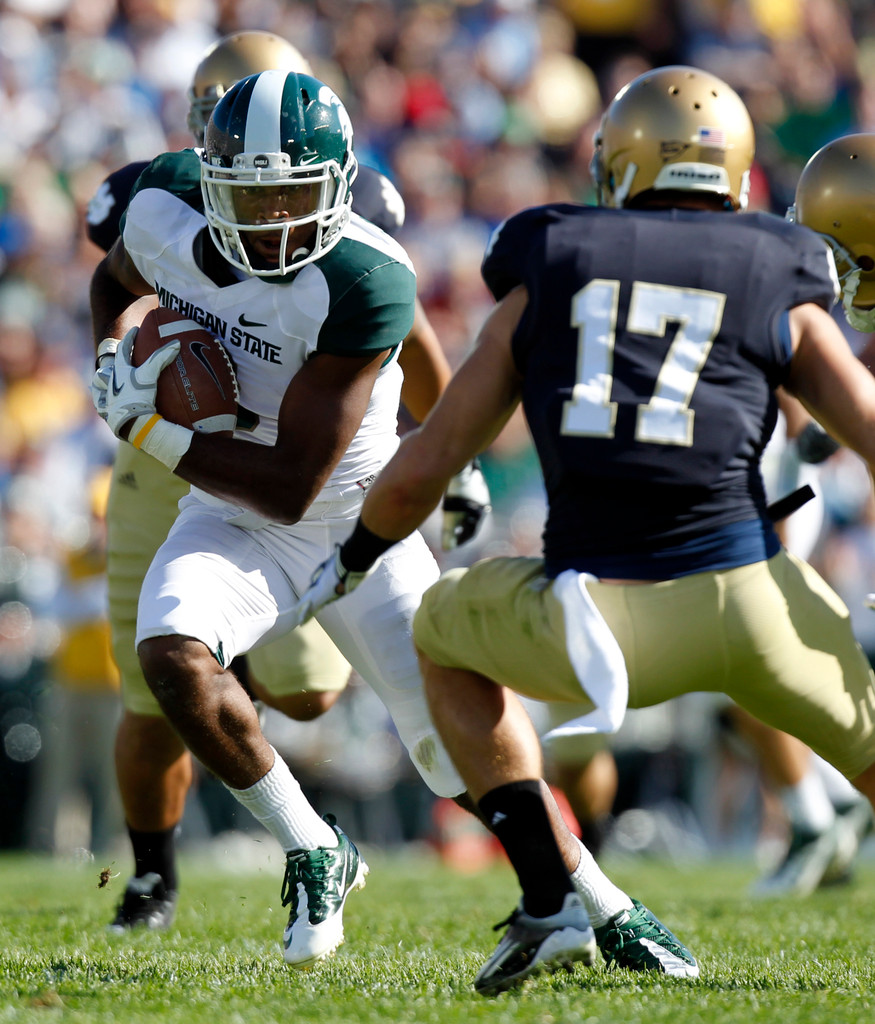 Irish Earn Resounding First Win, 31-13 Over #15 Spartans (AP)