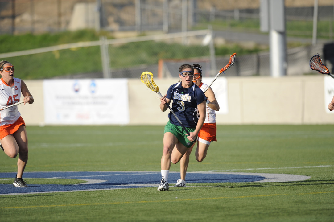 Junior Jackie Doherty and her Notre Dame defensive unit slammed the door on Syracuse's offense in Sunday's 6-5 win.