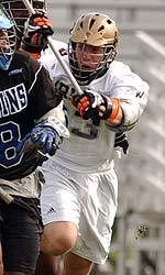 Freshman defenseman Ross Zimmerman and the Irish will play a nationally-ranked team for the sixth time this season.