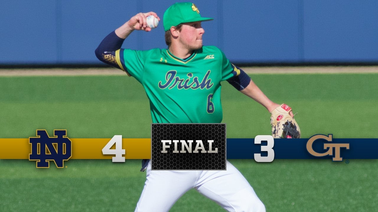 Highlights - Notre Dame Baseball vs. Georgia Tech Game 1