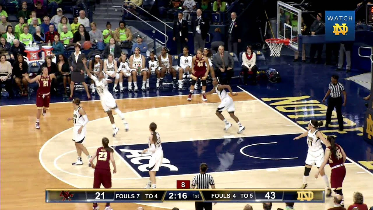 Irish 95, Eagles 53 - Notre Dame Women's Basketball