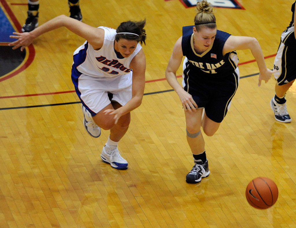 #12/4 Irish Burn Blue Demons, 86-62 (AP photos)