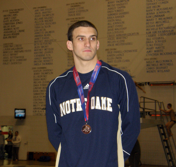 Men's senior swimmer Michael Sullivan