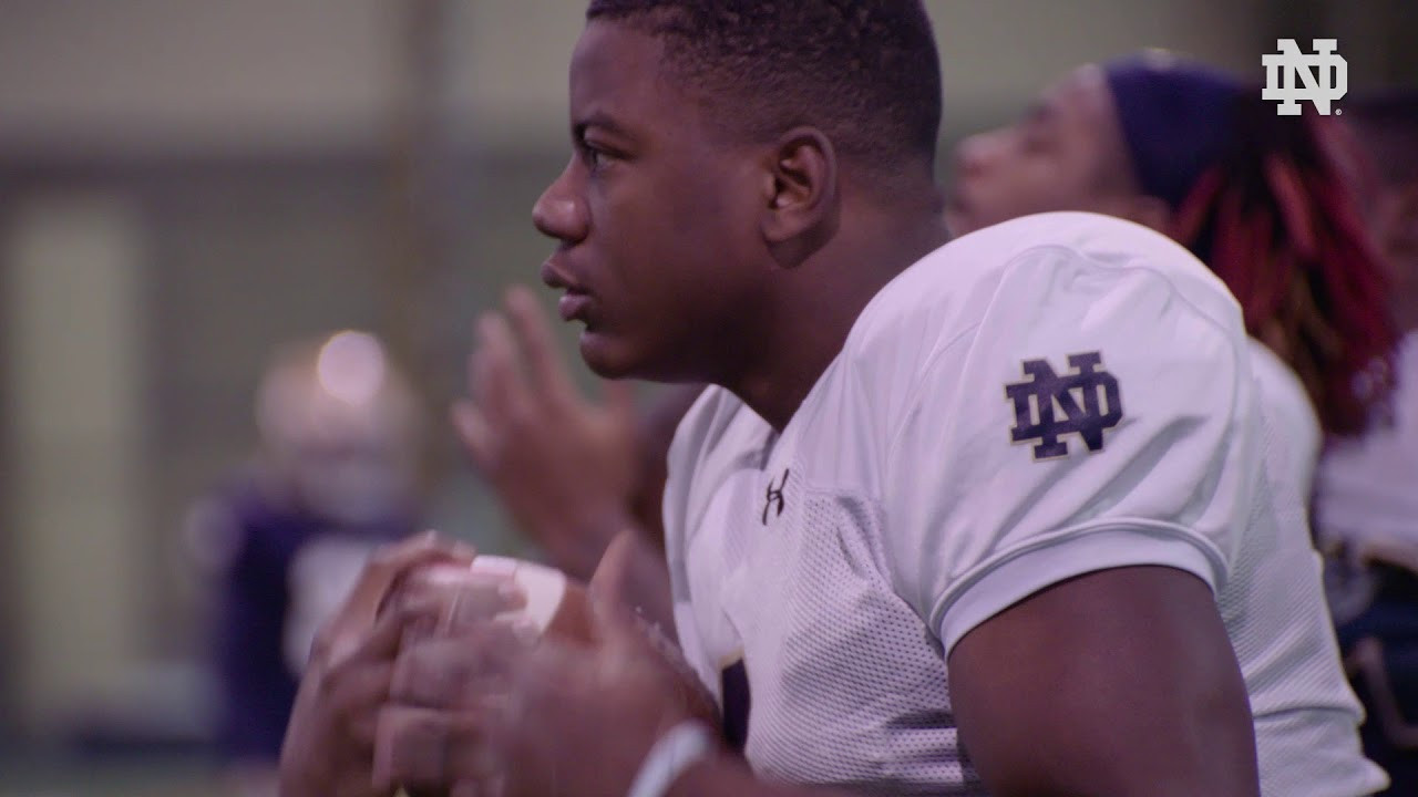 @NDFootball | 12/17 Practice Highlights (2018)