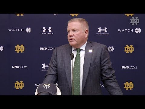 @NDFootball Brian Kelly Press Conference - Wake Forest (10.31.17)
