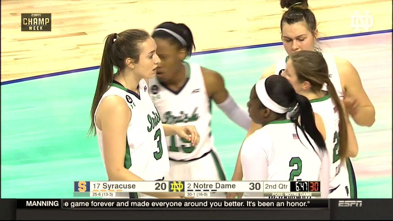 WBB vs Syracuse ACC Championship Finals Highlights