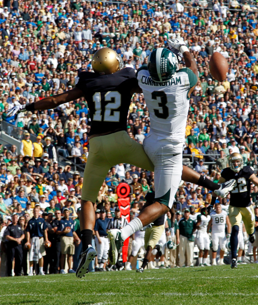 Irish Earn Resounding First Win, 31-13 Over #15 Spartans (AP)