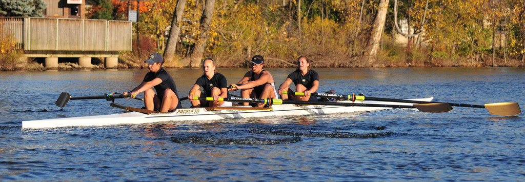 Notre Dame Rowing Practice