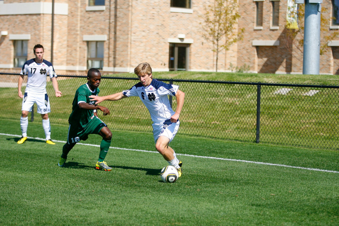 Fighting Irish left back Greg Klazura was tabbed as the BIG EAST Defensive Player of the Week.