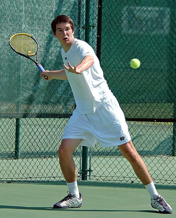 Barry King's professional tennis career is on the rise.