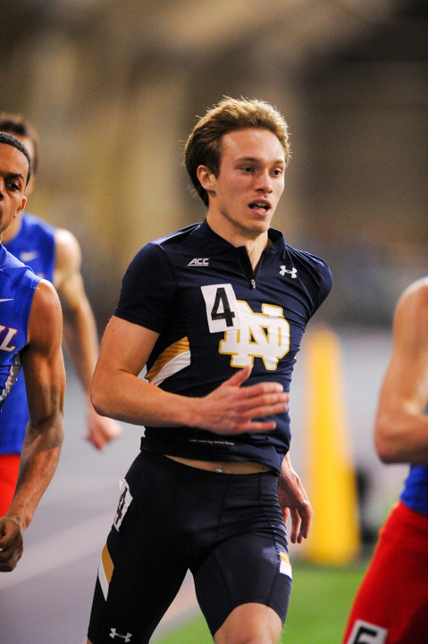 Sophomore Harvey Smith and the Irish will compete in their first scored meet of the season at the annual Notre Dame Invitational on Saturday at the Loftus Sports Center.