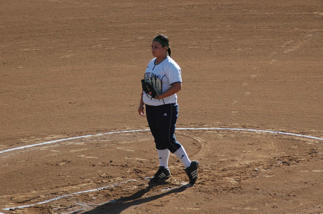 Jody Valdivia pitched her first career no-hitter Saturday at Seton Hall.