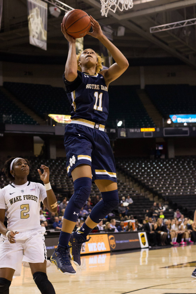 No. 2 Notre Dame, 86 vs. Wake Forest, 52
