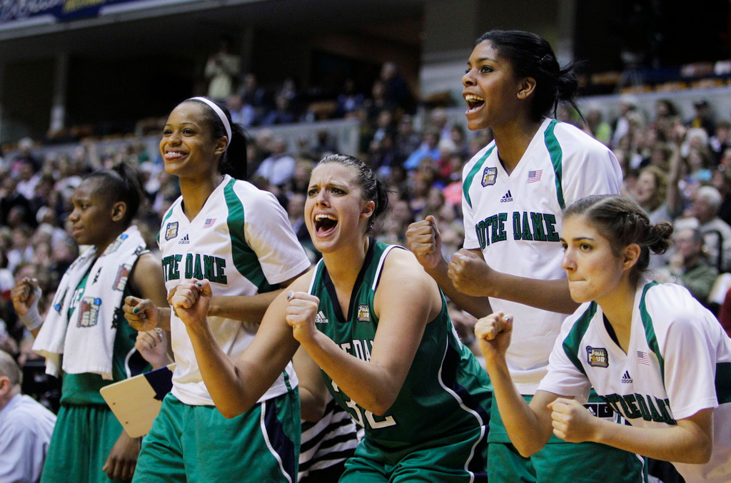 Irish Advance to Final, Topple Top-Ranked UConn 72-63 (AP)