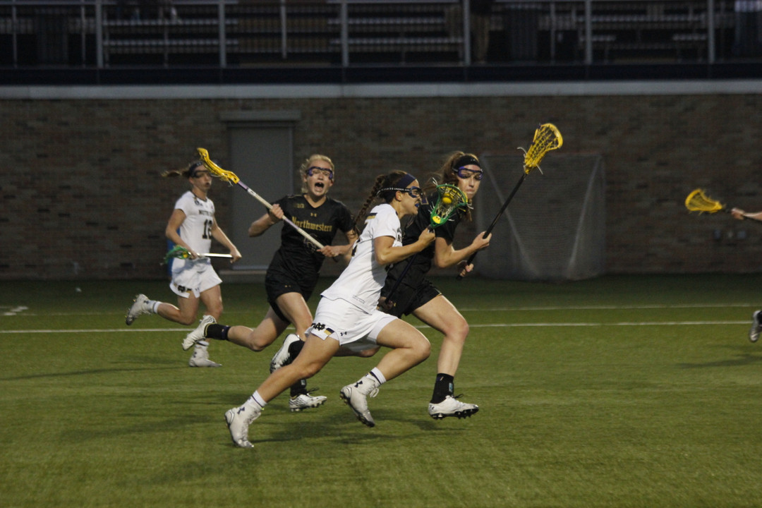 Cortney Fortunato scored twice against Northwestern on April 16.