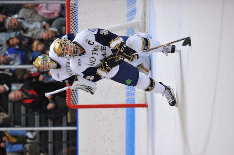 Senior captain Joe Lavin leads the Irish in their first home game since Nov. 20 when they face Northern Michigan on Saturday night.