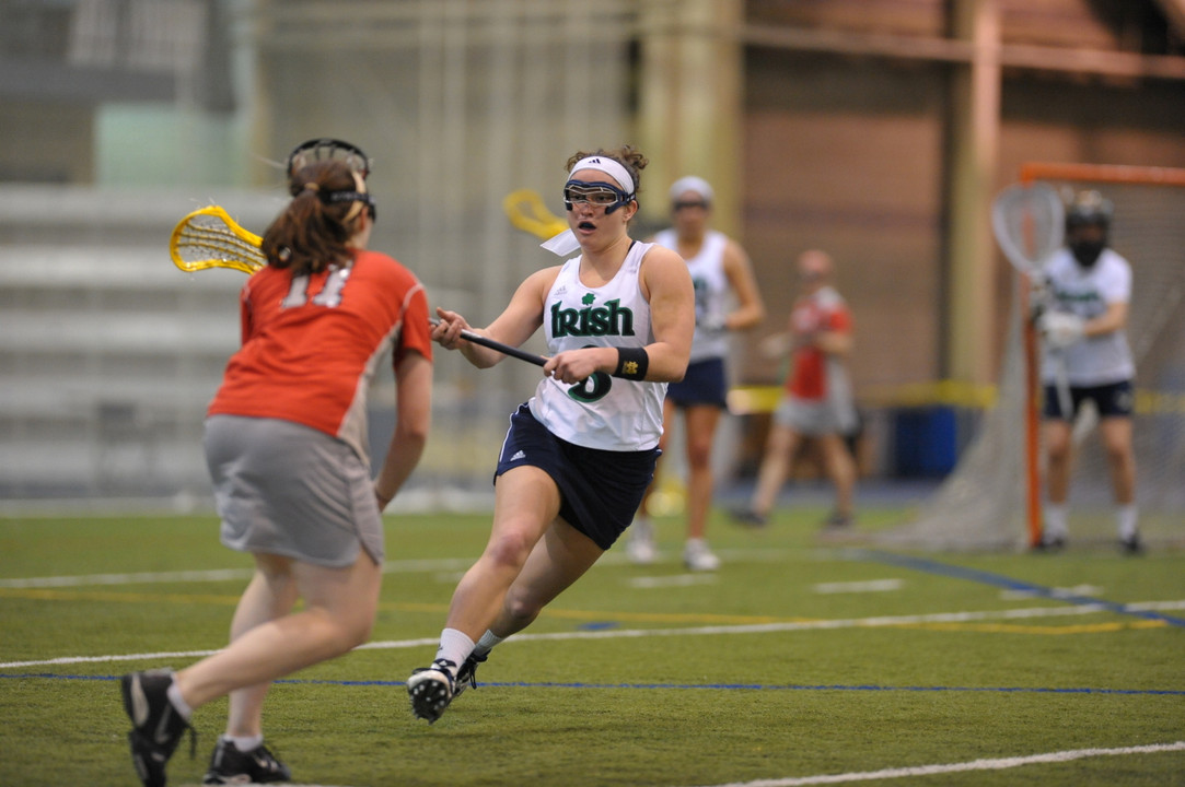 Junior midfielder Jackie Doherty was named the BIG EAST defensive player of the week as she helped the Irish limit opponents to 15 goals over three BIG EAST wins on the week.