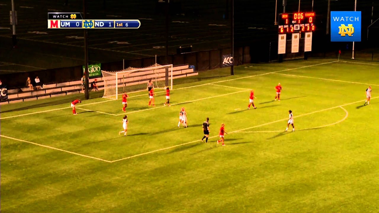 Irish 5, Terrapins 0 - Notre Dame Women's Soccer