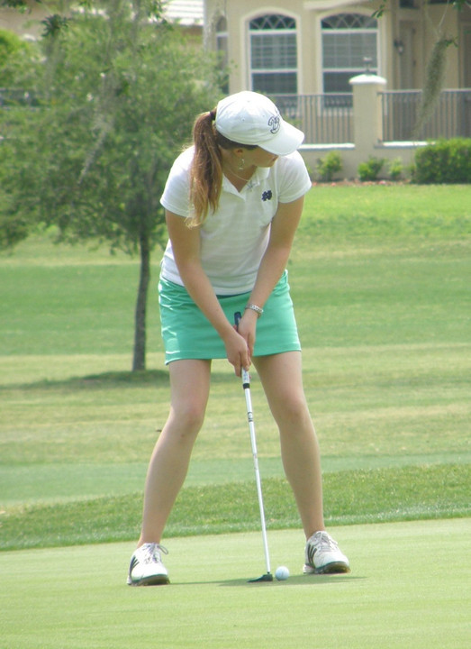 Becca Huffer turned in Notre Dame's best ever NCAA finish.