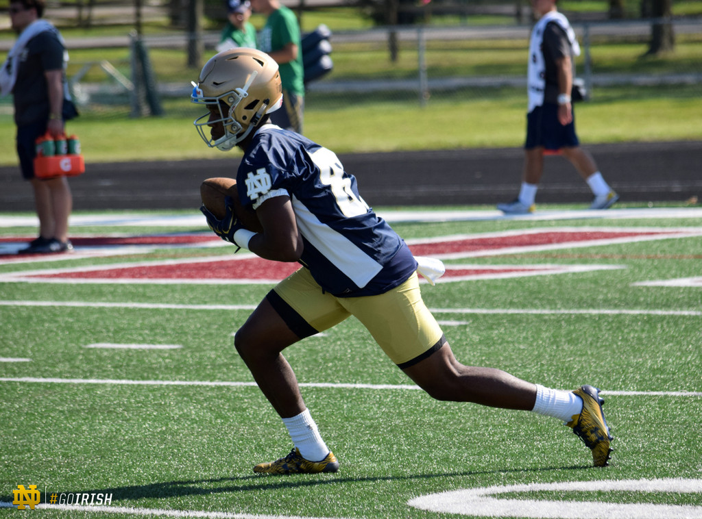 2017 Notre Dame Football Fall Camp - Practice Three
