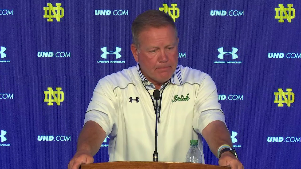 Brian Kelly Post-Practice Presser: August 20, 2017
