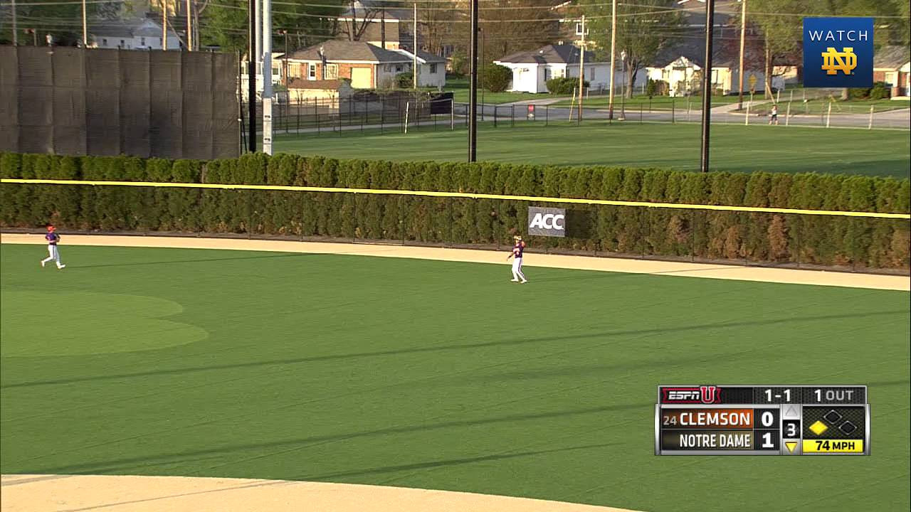 Notre Dame vs. Clemson Baseball Highlights