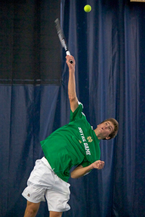 Freshman Quentin Monaghan is 9-3 so far this spring season in singles.
