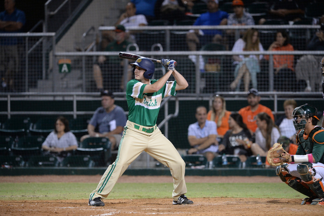 Junior Zak Kutsulis recorded a pair of hits, including the game-winning triple in the bottom of the ninth in Gold's 4-2 win over Blue Sunday afternoon.