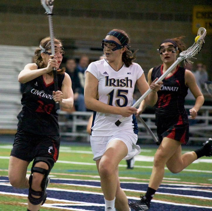 Cortney Fortunato had seven points in her collegiate debut on four goals and three assists.