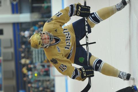 Junior center T.J. Tynan needs just one more point to become the 47th player in Notre Dame history to record 100 or more points in his career.
