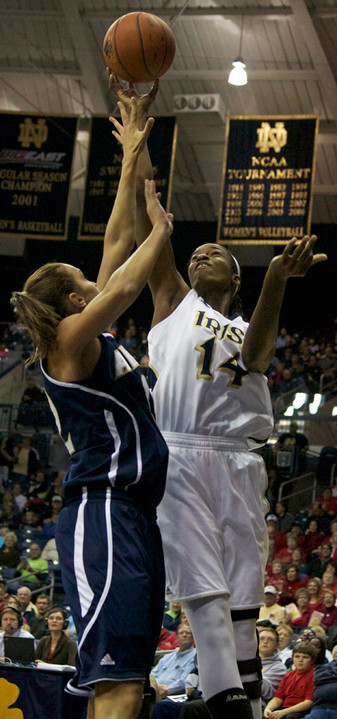 Fifth-year senior forward Devereaux Peters is one of three Notre Dame players selected to the preseason candidate list for the 2012 Naismith Trophy given to the nation's top player, it was announced Wednesday by the Atlanta Tipoff Club.
