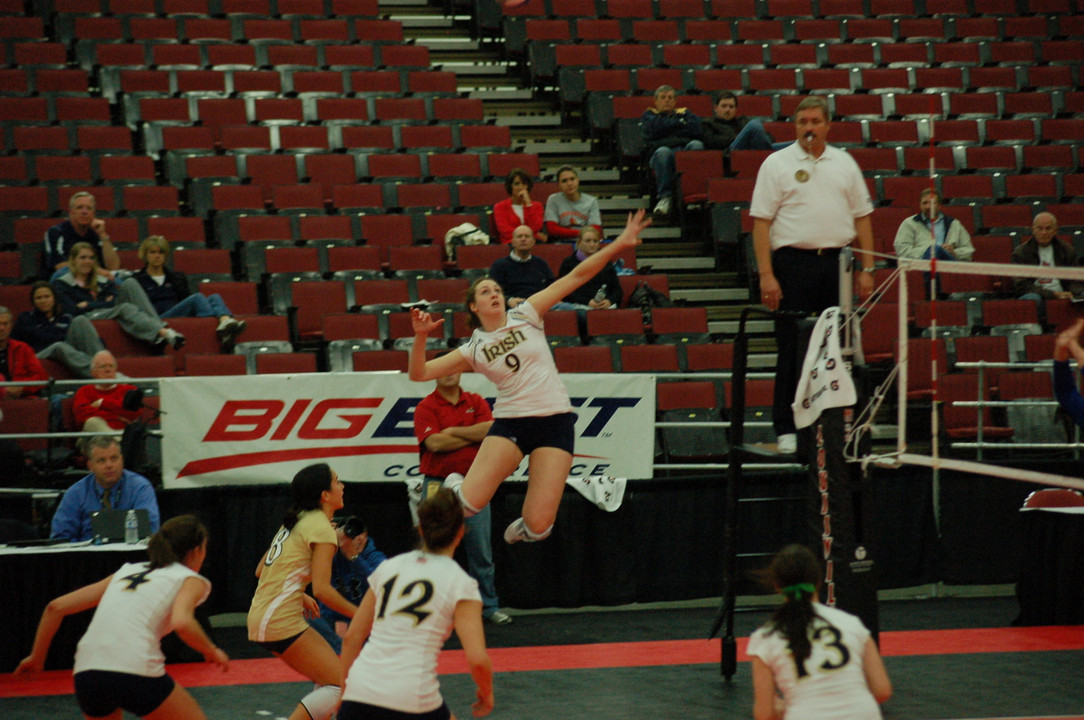 Megan Fesl came off the bench while aiding the Irish to a 3-0 win over Seton Hall.