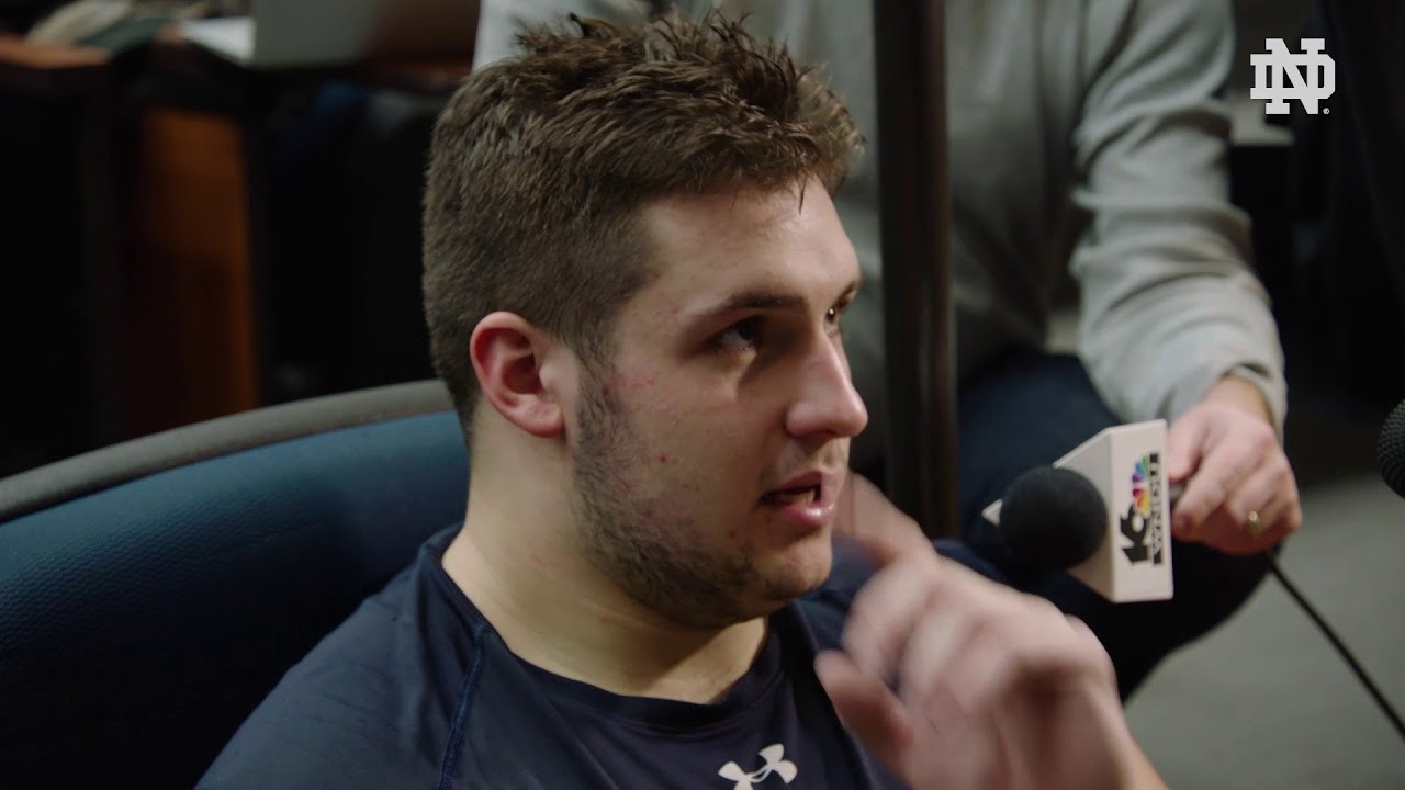 @NDFootball Robert Hainsey Press Conference | Citrus Bowl