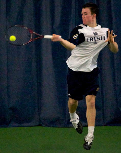Freshman Greg Andrews at the No. 3 position.